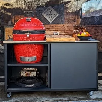Stol Big4Space a gril Kamado Joe