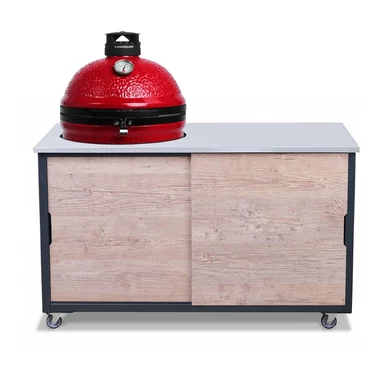 Stôl pre keramický gril Big4Space platine Stôl pre keramický gril Big4Space platine